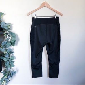 fabletics | black crop leggings small